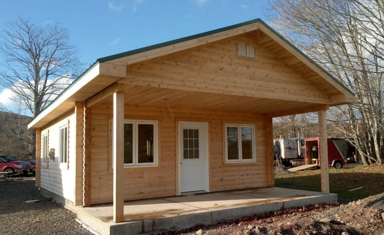 cedar log home